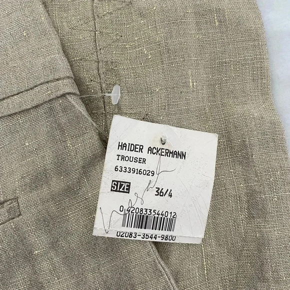 Haider Ackerman gold metallic pants - Picture 4 of 13